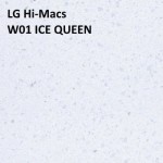 LG Hi-Macs W01 ICE QUEEN
